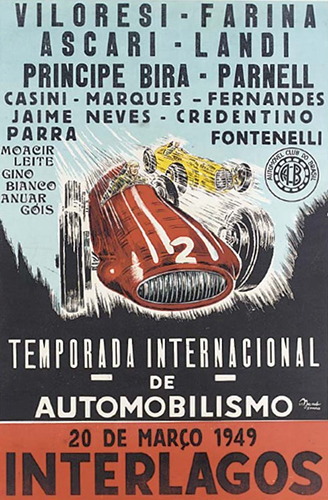 Poster, Interlagos 1949