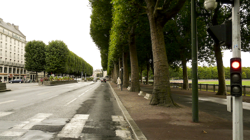 Caen circuit: along the Cours du Gnral de Gaulle