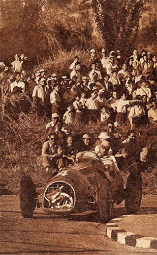 Juan Manuel Fangio, Ferrari, 1950 Chilean GP