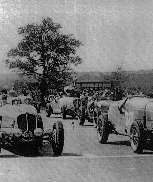 Delahayes at the start of the 1936 Comminges GP