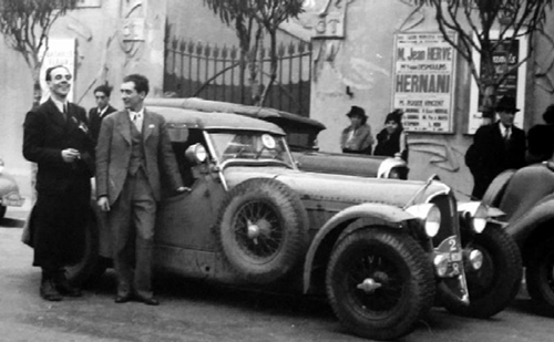 René Le Begue/Julio Quinlin, Delahaye 135S, 1937 Rally Monte Carlo