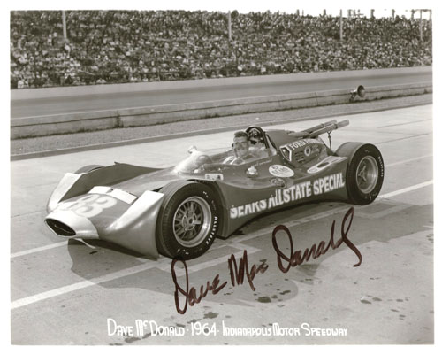 Dave MacDonald, qualifying, Indy 1964