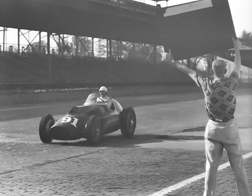 Johnny Baldwin, Ferrari 375, 1956 Indy 500