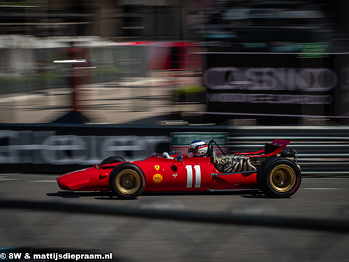 Jean Alesi, Ferrari 312, 2026 Monaco GP Historique