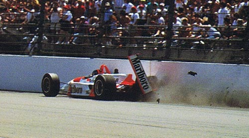 Fittipaldi, crash, 1994 Indy 500