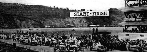 Starting grid for the Grand Prize in 1915