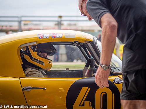 Sander and Niek van Gils, Lotus Elan, 2019 Silverstone Classic