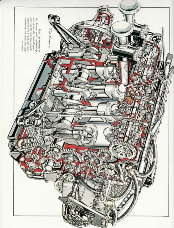 1958 Vanwall Engine Cutaway